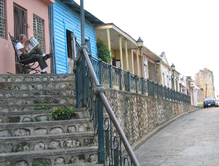 View of Restauracion street